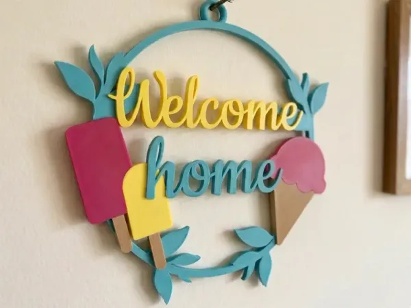 Corona "Welcome Summer" — diseño 3D de MeryHoop