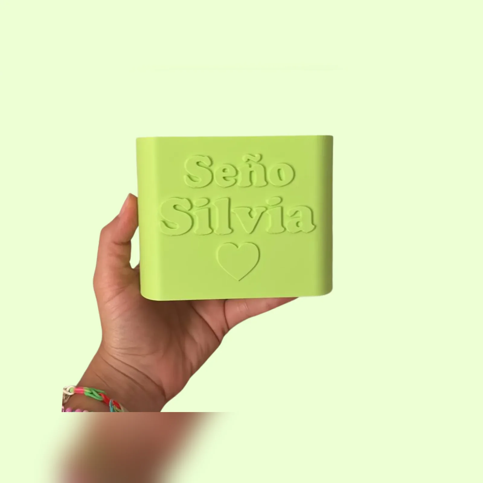 Lapicero personalizado con nombre y corazón — imagen 3