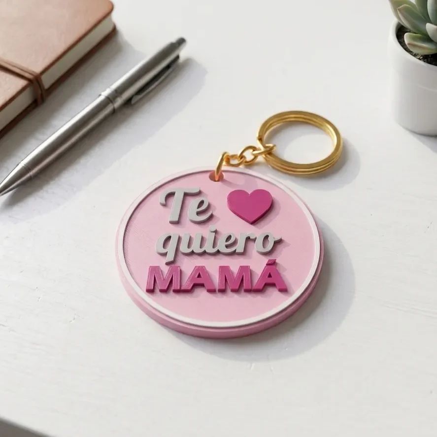 Llavero "Te quiero mamá" — imagen 2