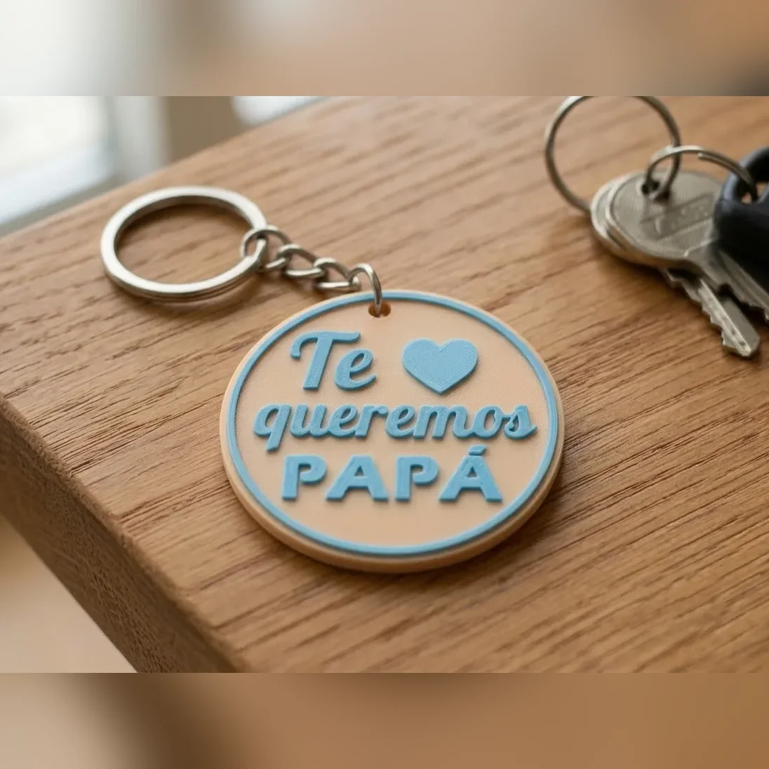 Llavero "Te quiero papá" — imagen 2