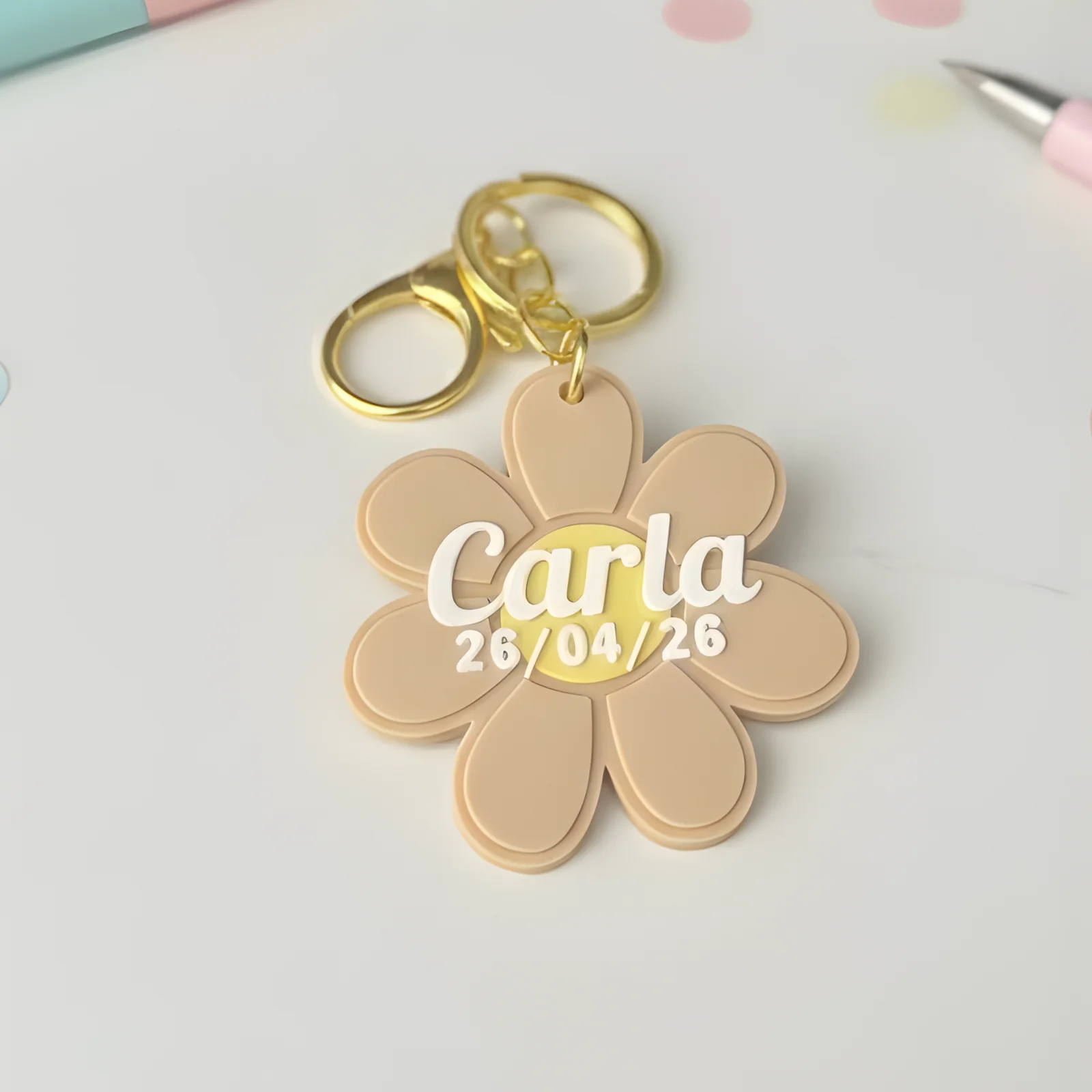 Margarita Colorida con nombre y fecha opcional